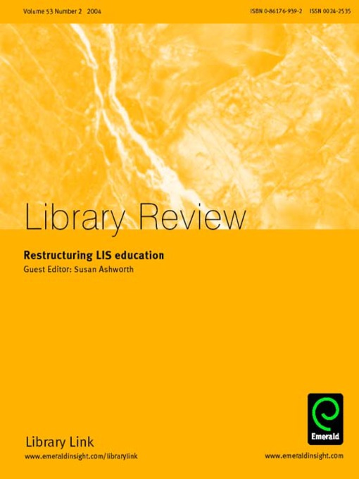 Title details for Library Review, Volume 53, Issue 2 by Susan Ashworth - Available
